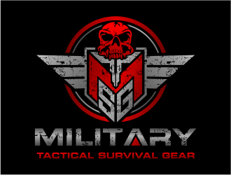 MTSG MILITARY TACTICAL SURVIVAL GEAR logo design by cintoko