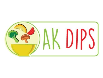 AK Dips logo design by Suvendu
