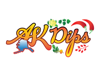 AK Dips logo design by nona