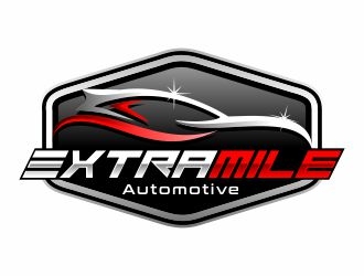Extra Mile Automotive logo design by AisRafa