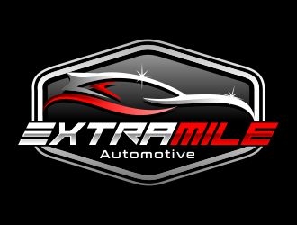 Extra Mile Automotive logo design by AisRafa