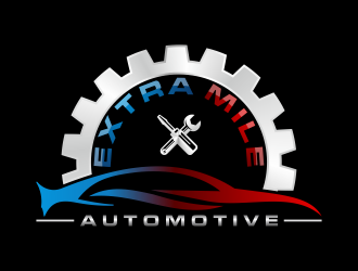 Extra Mile Automotive logo design by qonaah