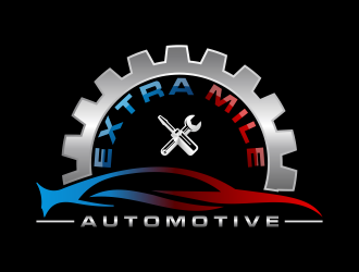 Extra Mile Automotive logo design by qonaah