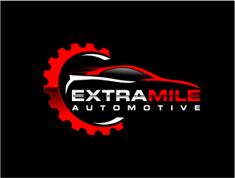 Extra Mile Automotive logo design by Girly