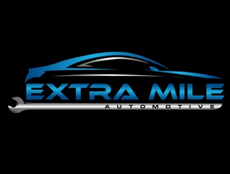 Extra Mile Automotive logo design by nikkl