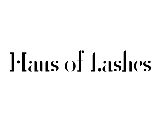 Haus of Lashes logo design by JudynGraff