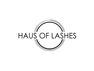 Haus of Lashes logo design by giphone