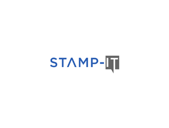 Stamp-IT (ideally)or Stamp-IT Blockchain Solution logo design by johana