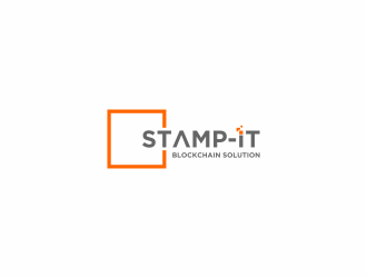 Stamp-IT (ideally)or Stamp-IT Blockchain Solution logo design by goblin