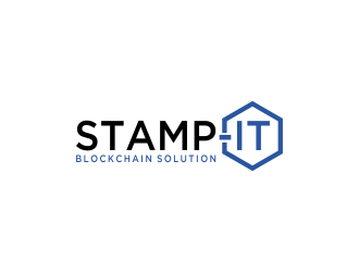 Stamp-IT (ideally)or Stamp-IT Blockchain Solution logo design by oke2angconcept