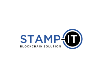 Stamp-IT (ideally)or Stamp-IT Blockchain Solution logo design by oke2angconcept