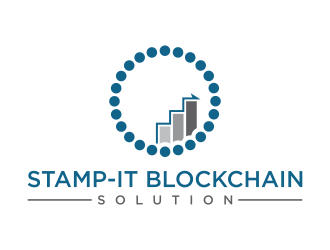 Stamp-IT (ideally)or Stamp-IT Blockchain Solution logo design by hopee