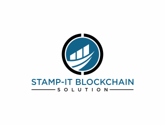 Stamp-IT (ideally)or Stamp-IT Blockchain Solution logo design by hopee