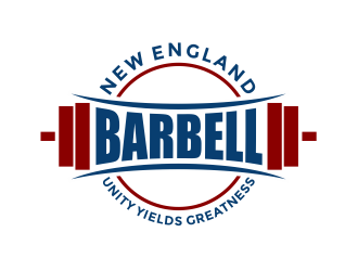 New England Barbell logo design by Girly