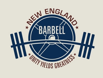 New England Barbell logo design by frontrunner