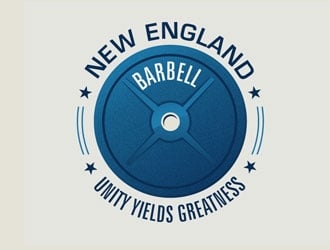 New England Barbell logo design by frontrunner