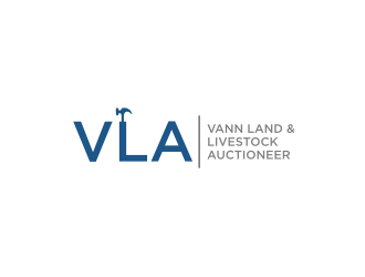 Vann Land & Livestock Auctioneer logo design by aflah