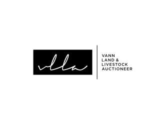 Vann Land & Livestock Auctioneer logo design by Zhafir