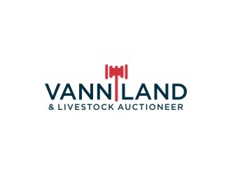Vann Land & Livestock Auctioneer logo design by larasati