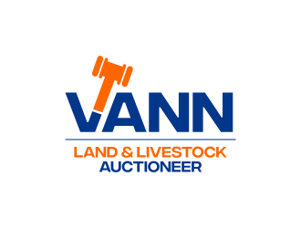 Vann Land & Livestock Auctioneer logo design by ingepro