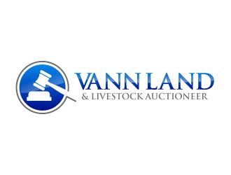 Vann Land & Livestock Auctioneer logo design by uttam