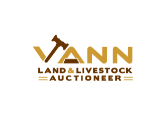 Vann Land & Livestock Auctioneer logo design by AmduatDesign