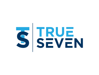 True Seven logo design by BlessedArt