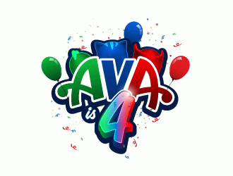 Ava is 4 logo design by lestatic22