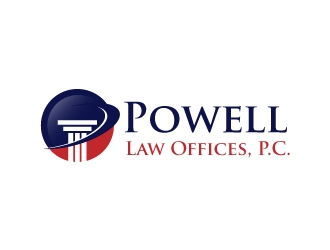 Powell Law Offices, P.C. logo design by kgcreative
