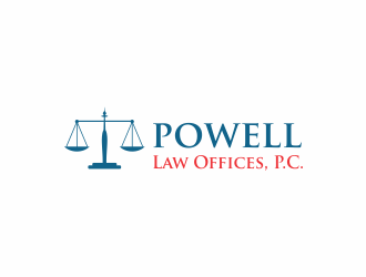 Powell Law Offices, P.C. logo design by hopee