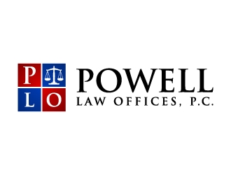 Powell Law Offices, P.C. logo design by abss