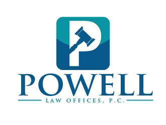 Powell Law Offices, P.C. logo design by shravya