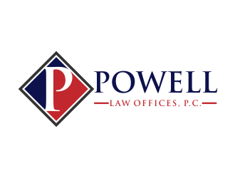 Powell Law Offices, P.C. logo design by MUNAROH