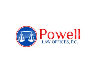Powell Law Offices, P.C. logo design by uttam