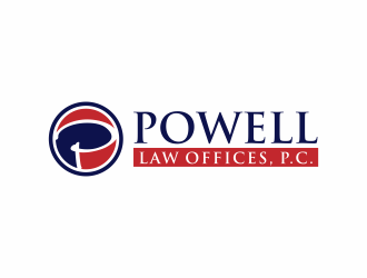 Powell Law Offices, P.C. logo design by Mahrein