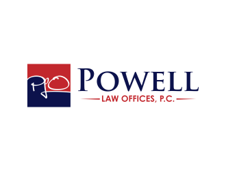 Powell Law Offices, P.C. logo design by pakNton
