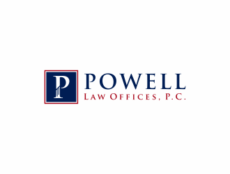 Powell Law Offices, P.C. logo design by ammad