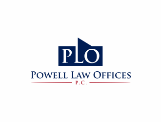 Powell Law Offices, P.C. logo design by ammad
