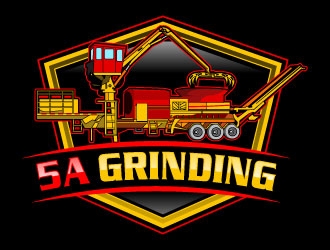 5A Grinding logo design by uttam