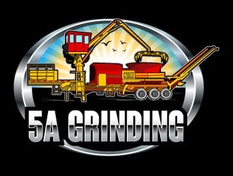 5A Grinding logo design by uttam