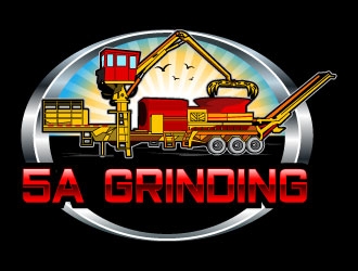 5A Grinding logo design by uttam