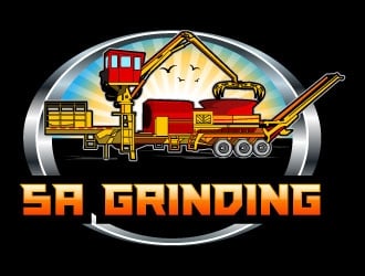 5A Grinding logo design by uttam