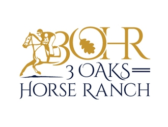 3 Oaks Horse Ranch logo design by shere