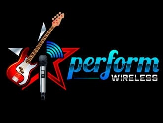 perform wireless logo design by uttam