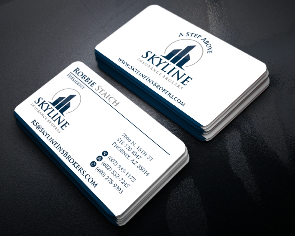 Skyline Insurance Brokers logo design by Boomstudioz