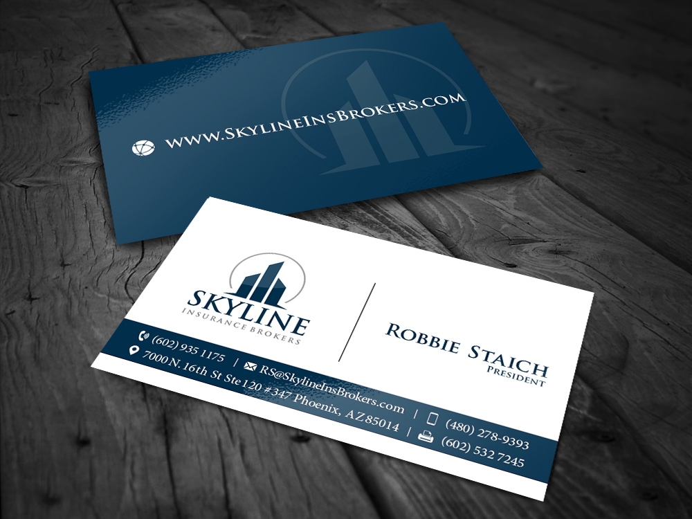 Skyline Insurance Brokers logo design by jsdexterity