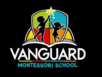 Vanguard Montessori School  logo design by veron