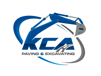 KCA Paving & Excavating logo design by pencilhand