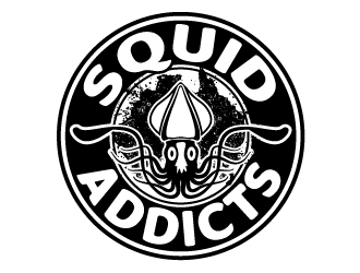 Squid Addicts logo design by josephope