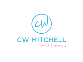 CW Mitchell - Social Media Advertising  logo design by asyqh